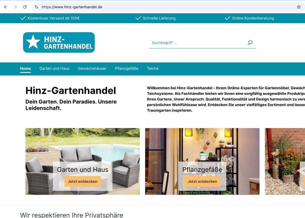 hinz-gartenhandel.de