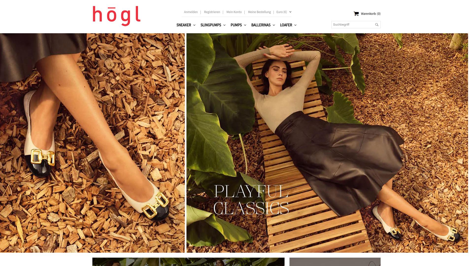 Screenshot hoglschuhe.com