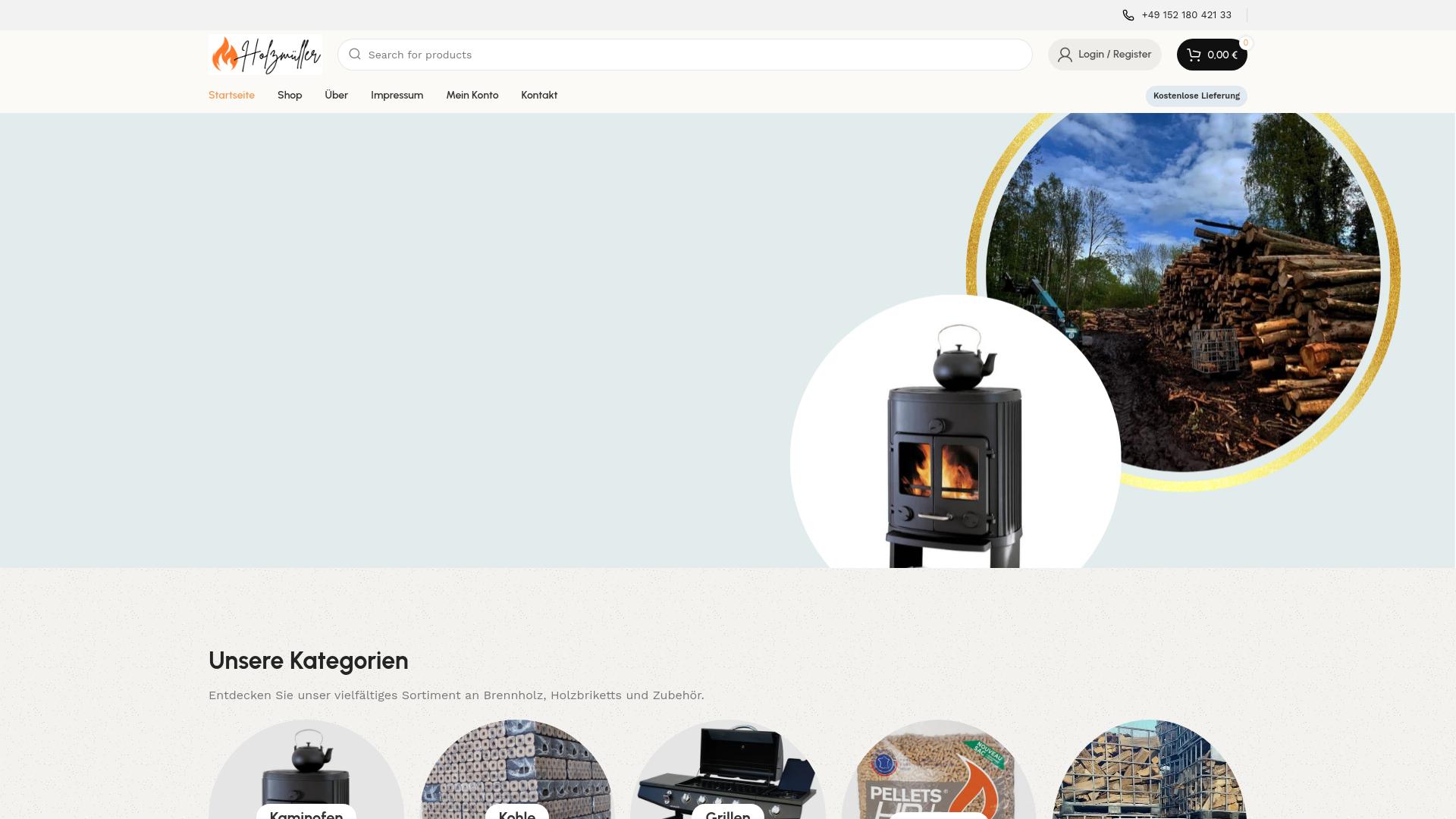 Screenshot holzexpress24.eu