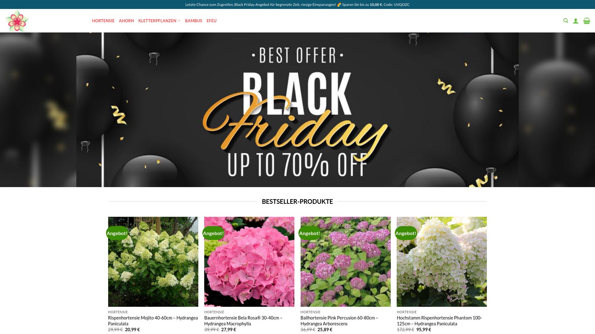 Screenshot hortensies.com