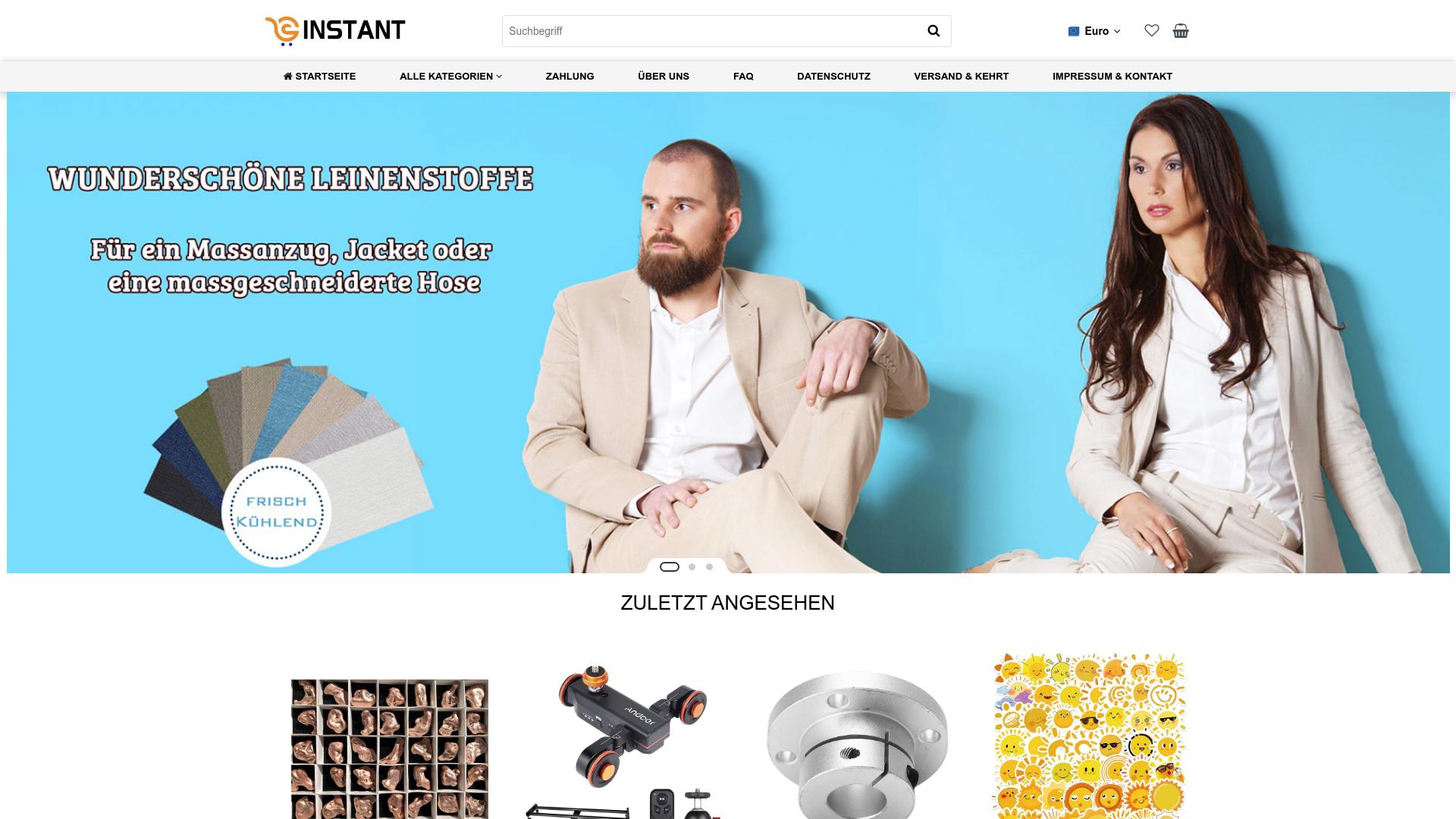 Screenshot instantsavingevent.com