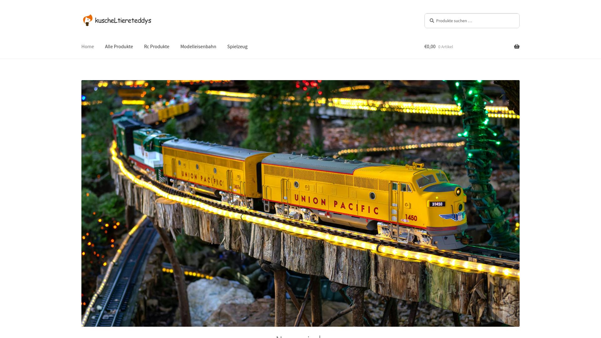 Screenshot kuscheltiereteddys.com