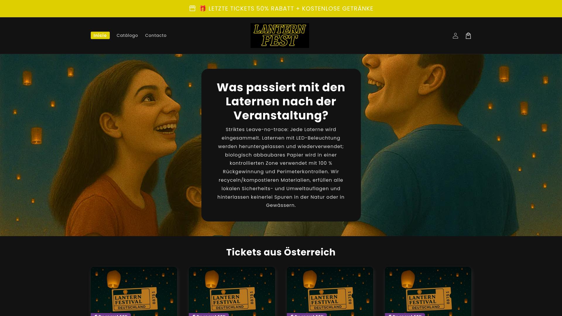 Screenshot lanternfestosterreich.com