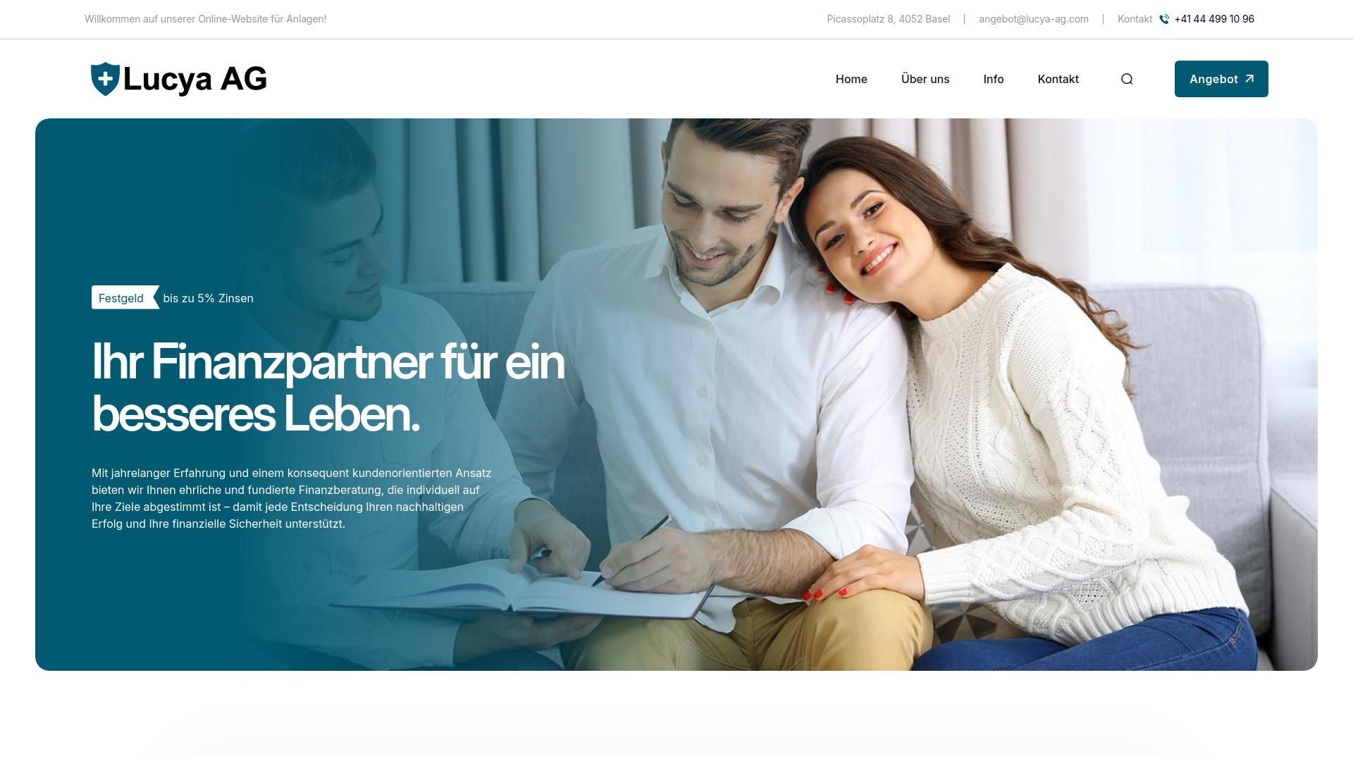 Screenshot lucya-ag.com