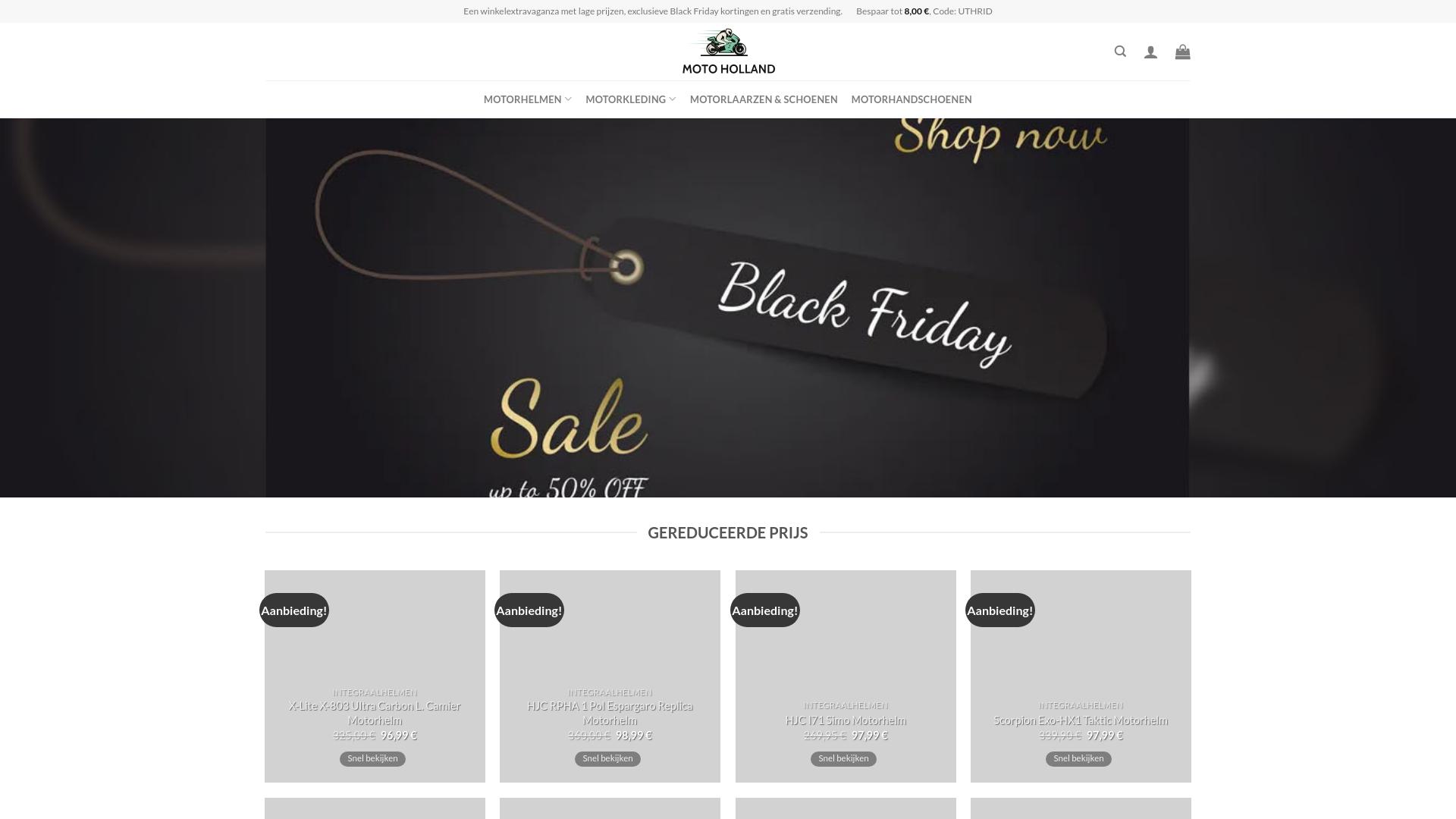 Screenshot motoholland.com