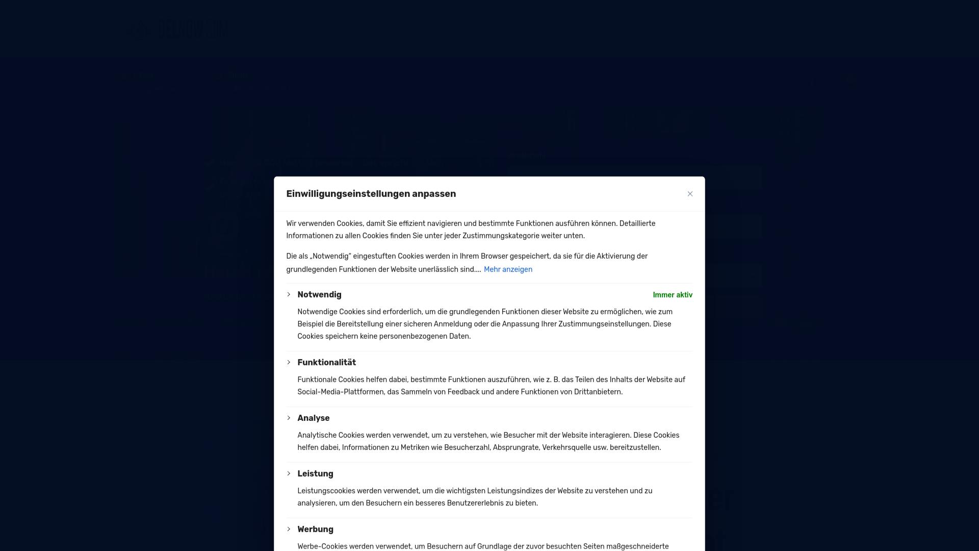 Screenshot oelnow.com