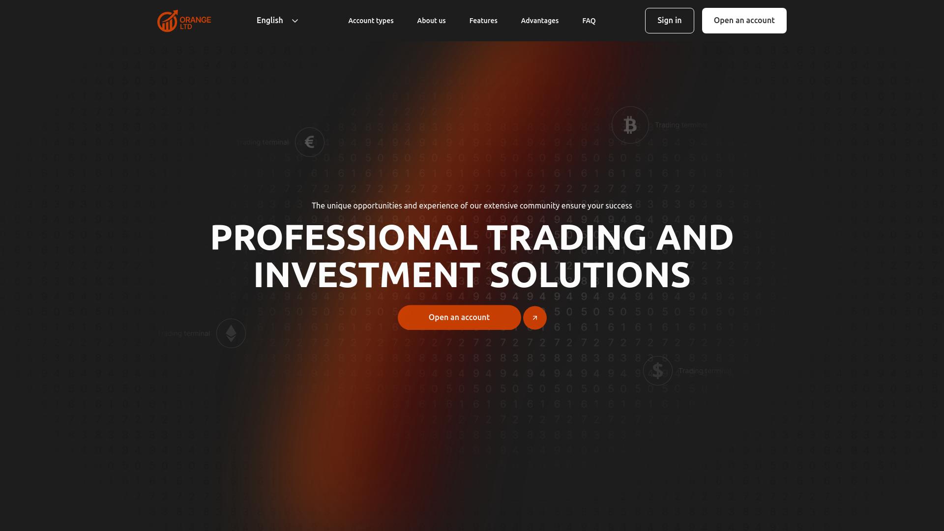 Screenshot orange-ltd.org