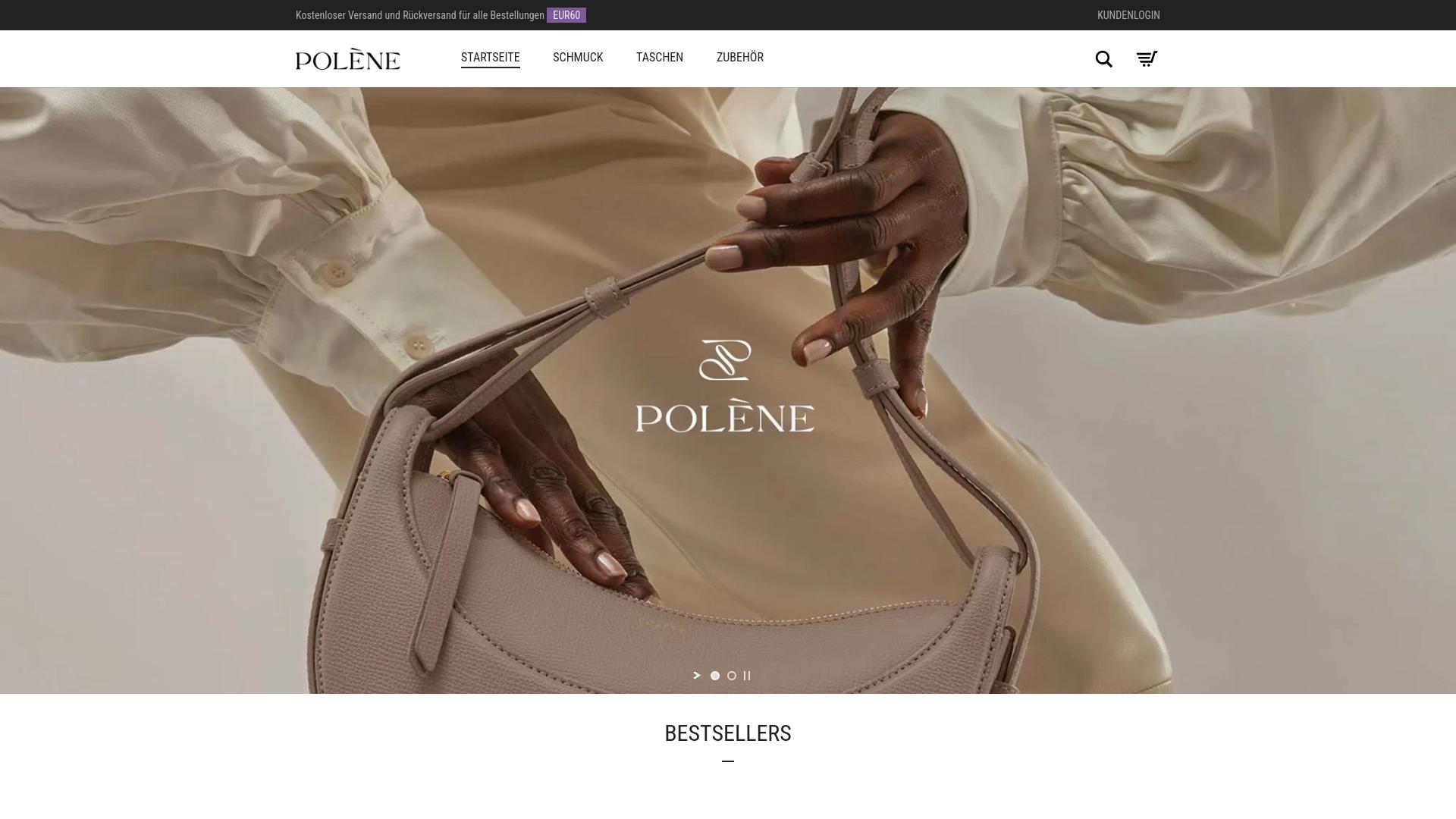 Screenshot polenetasche.de