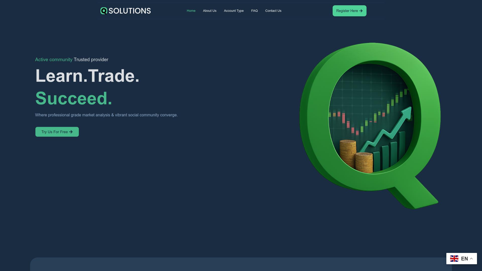 Screenshot q-solutions.co