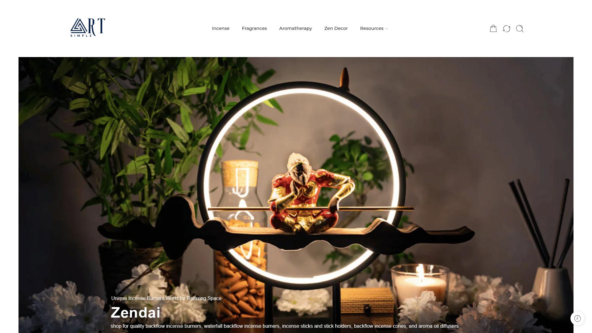 Screenshot simpleartly.com