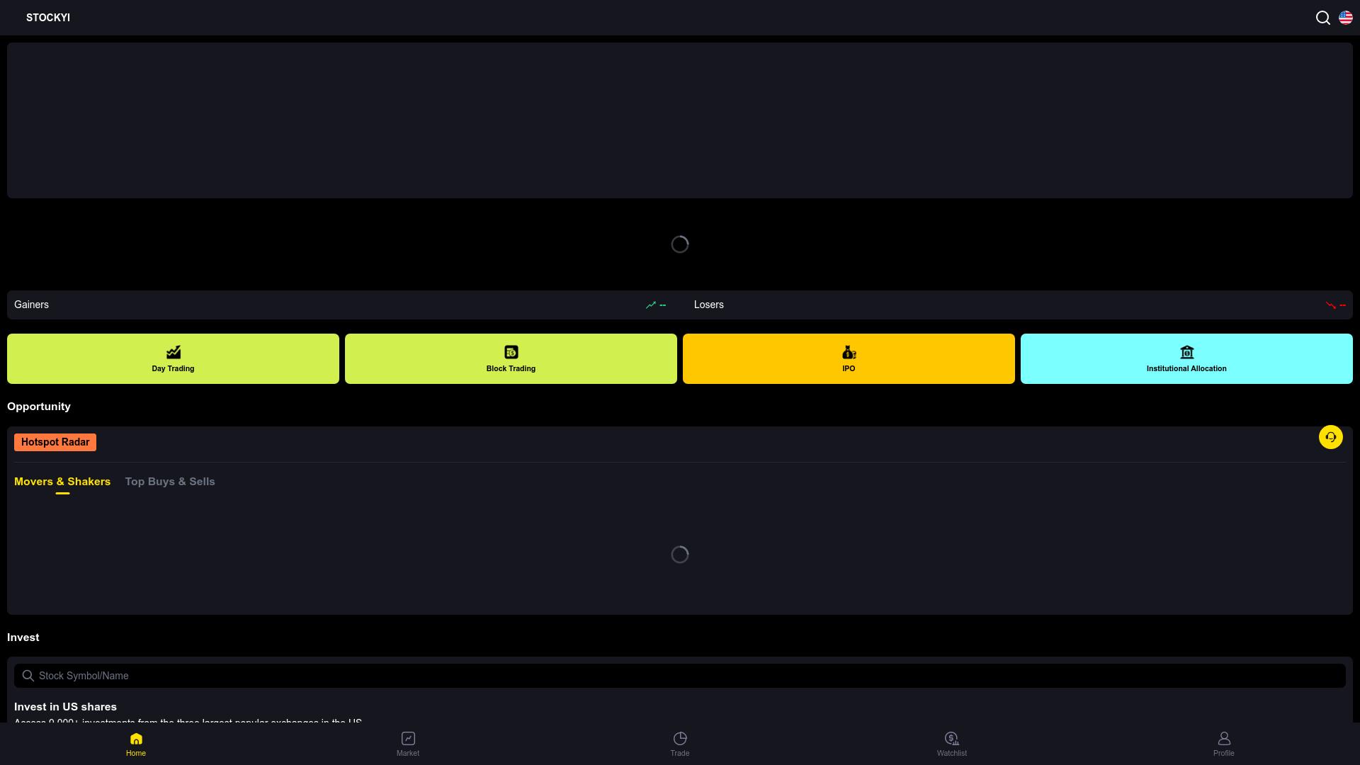 Screenshot stockyis.com