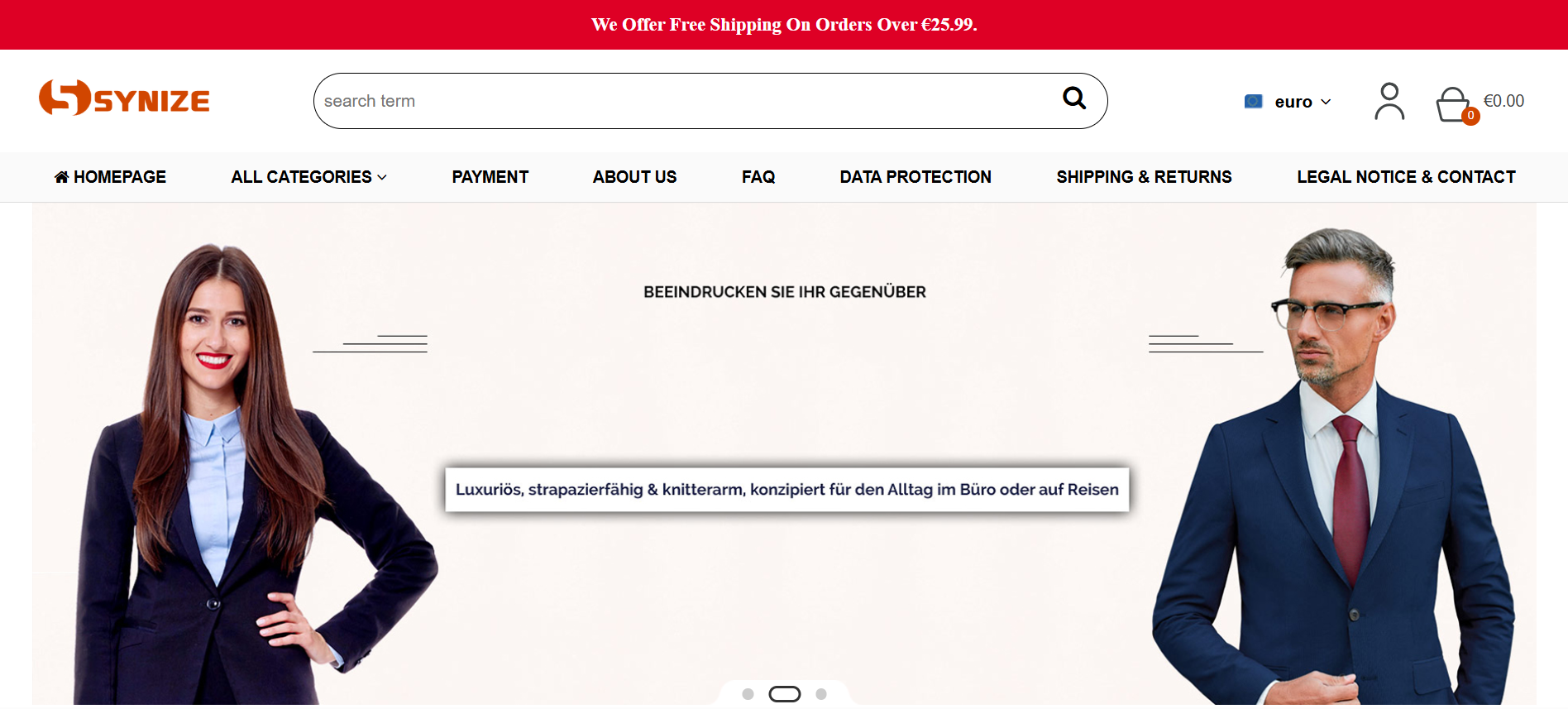 Screenshot synizesis.com