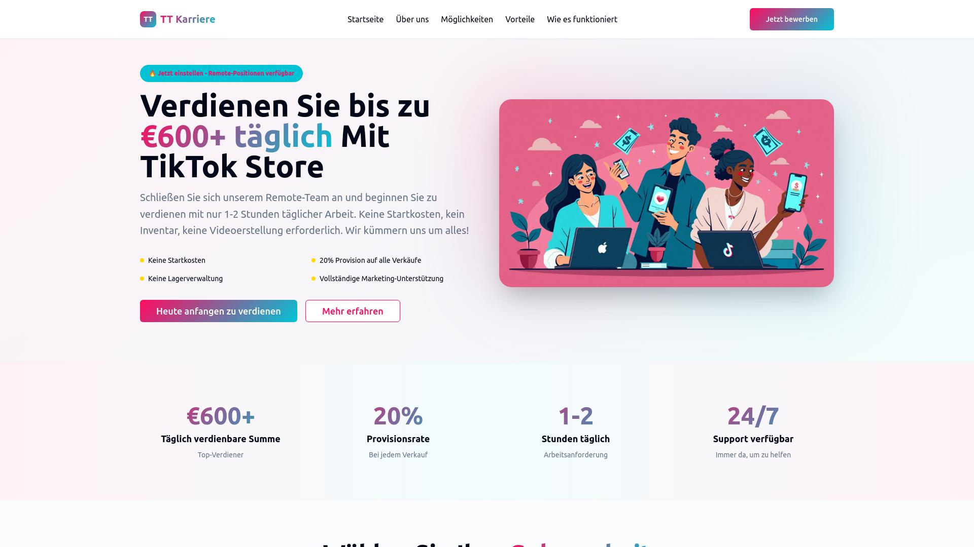 Screenshot ttkarriere.com