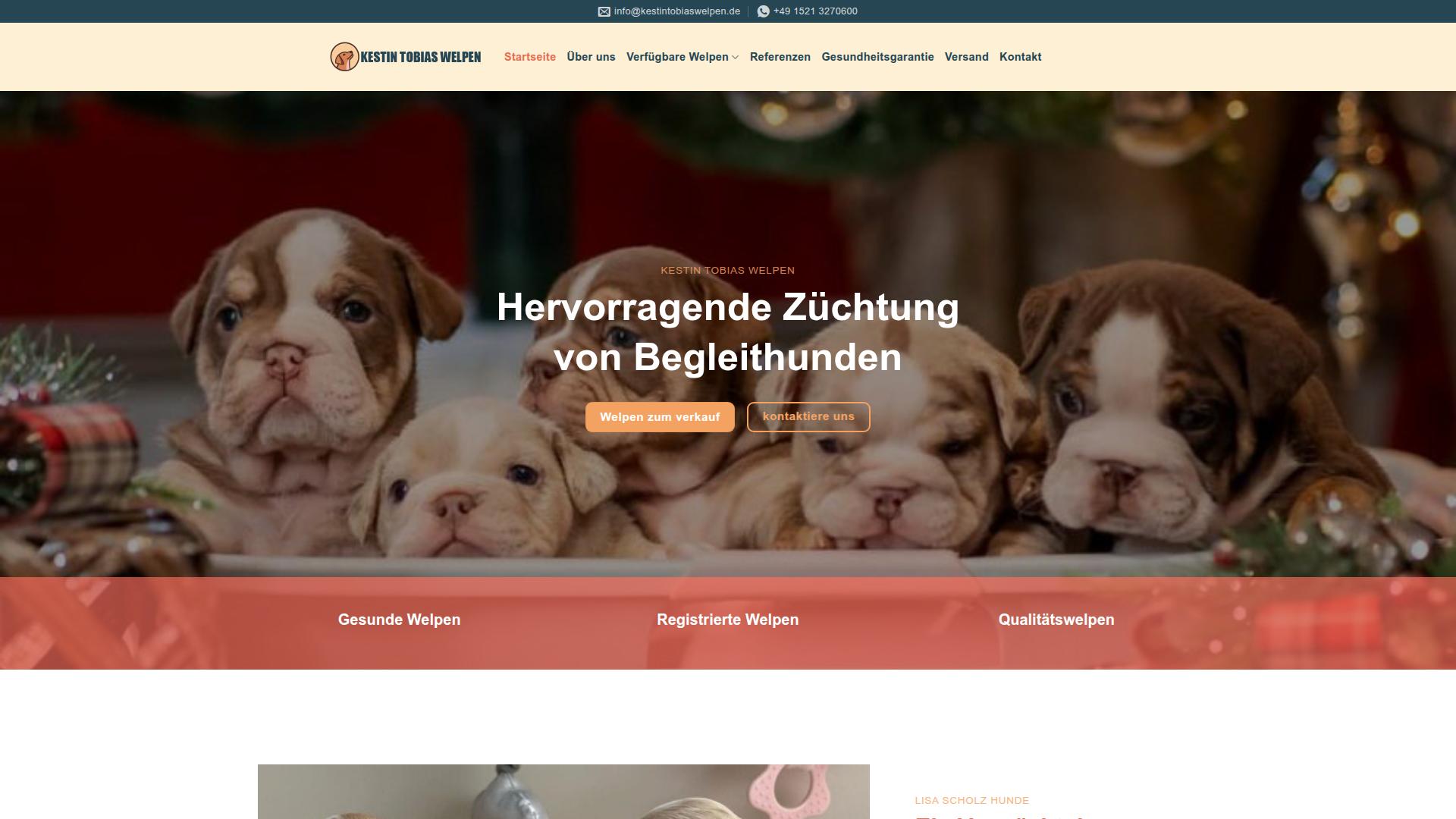 Screenshot kestintobiaswelpen.de
