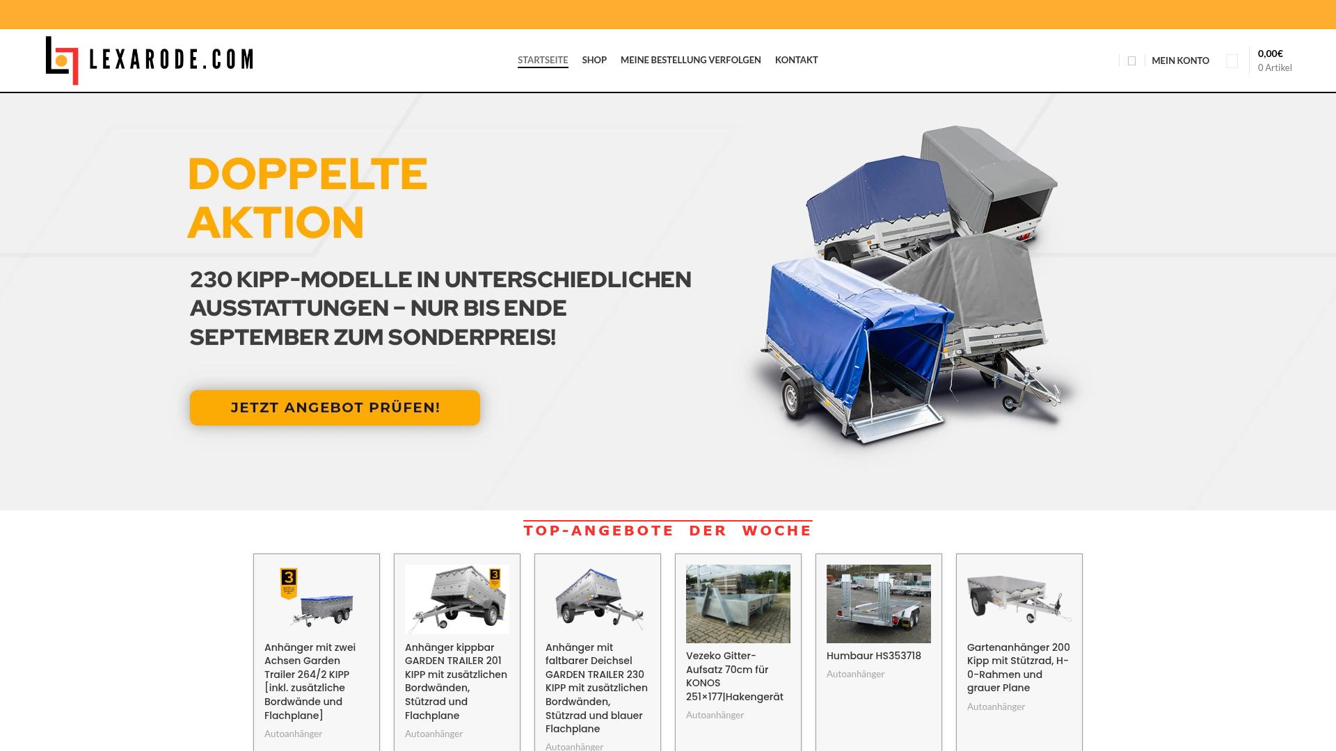 Screenshot lexarode.com