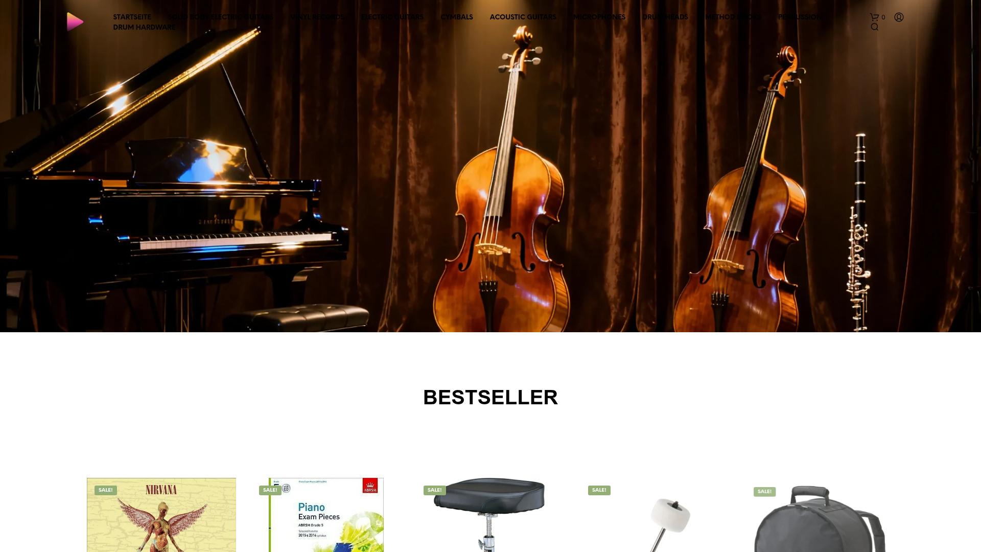 Screenshot melodigear.com