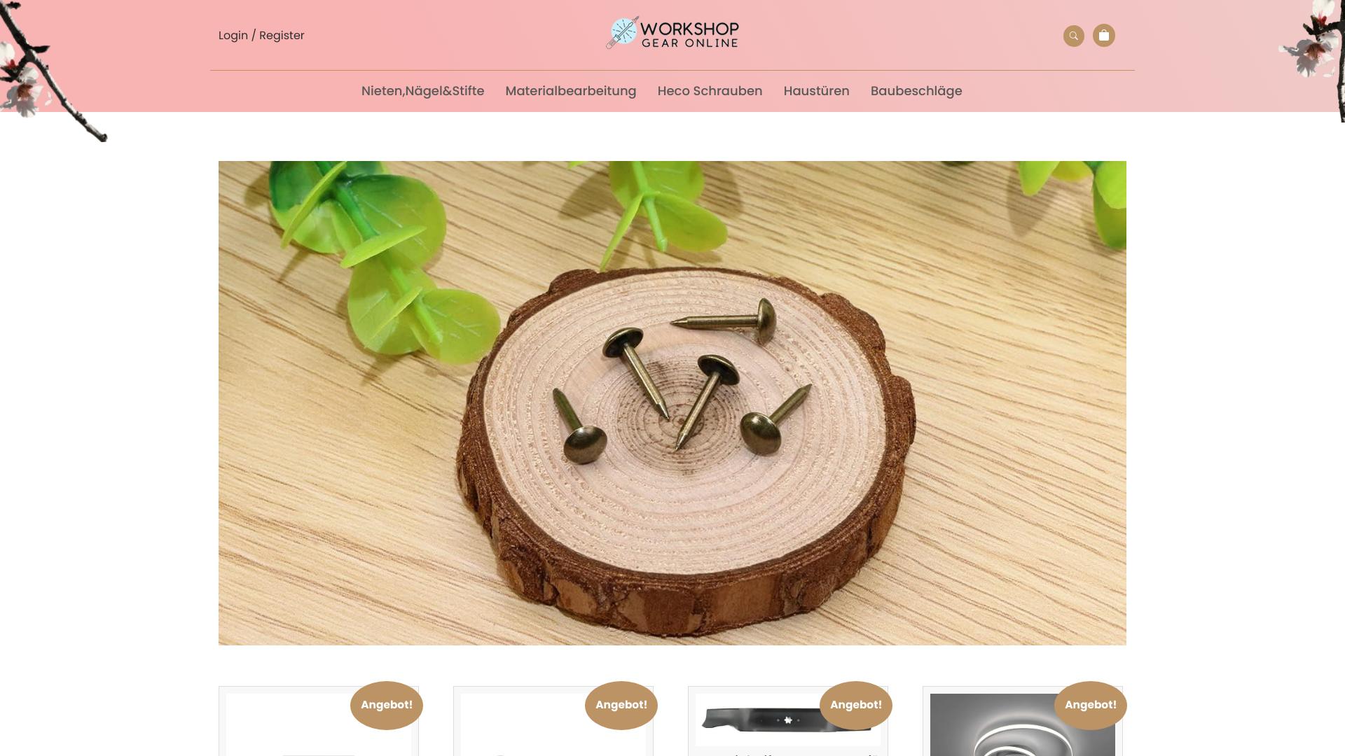 Screenshot workshopgearonline.com