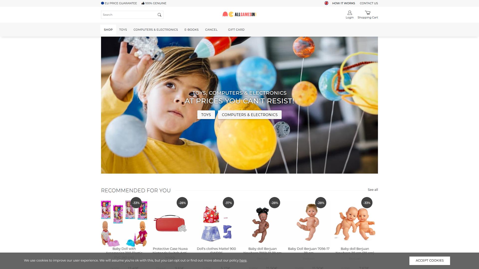 Screenshot allgamesinone.com