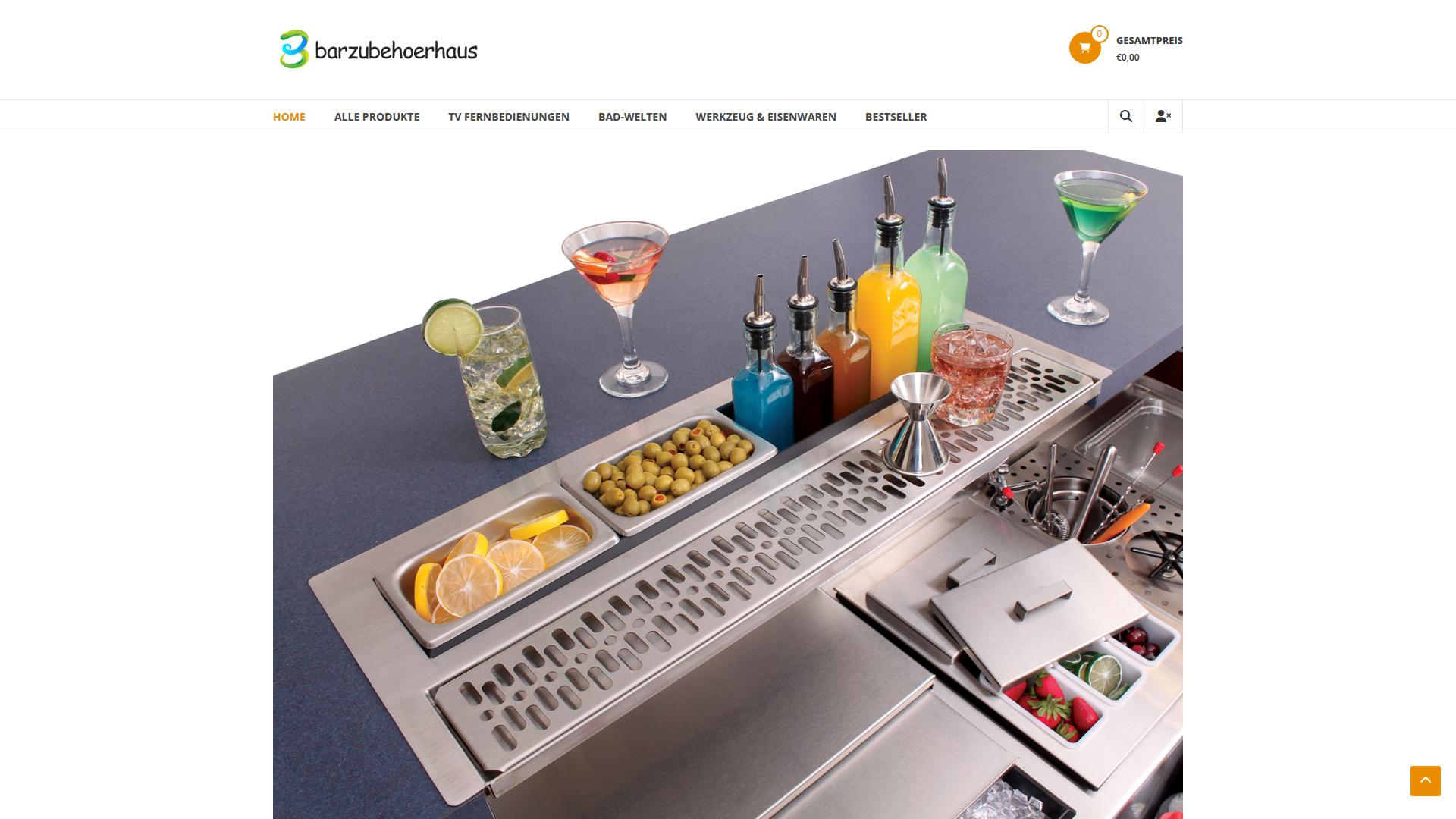 Screenshot barzubehoerhaus.com