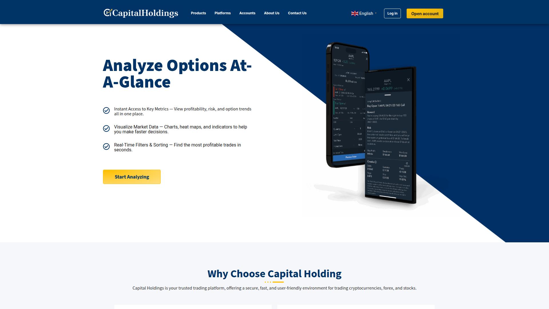 Screenshot capitalholdings.icu