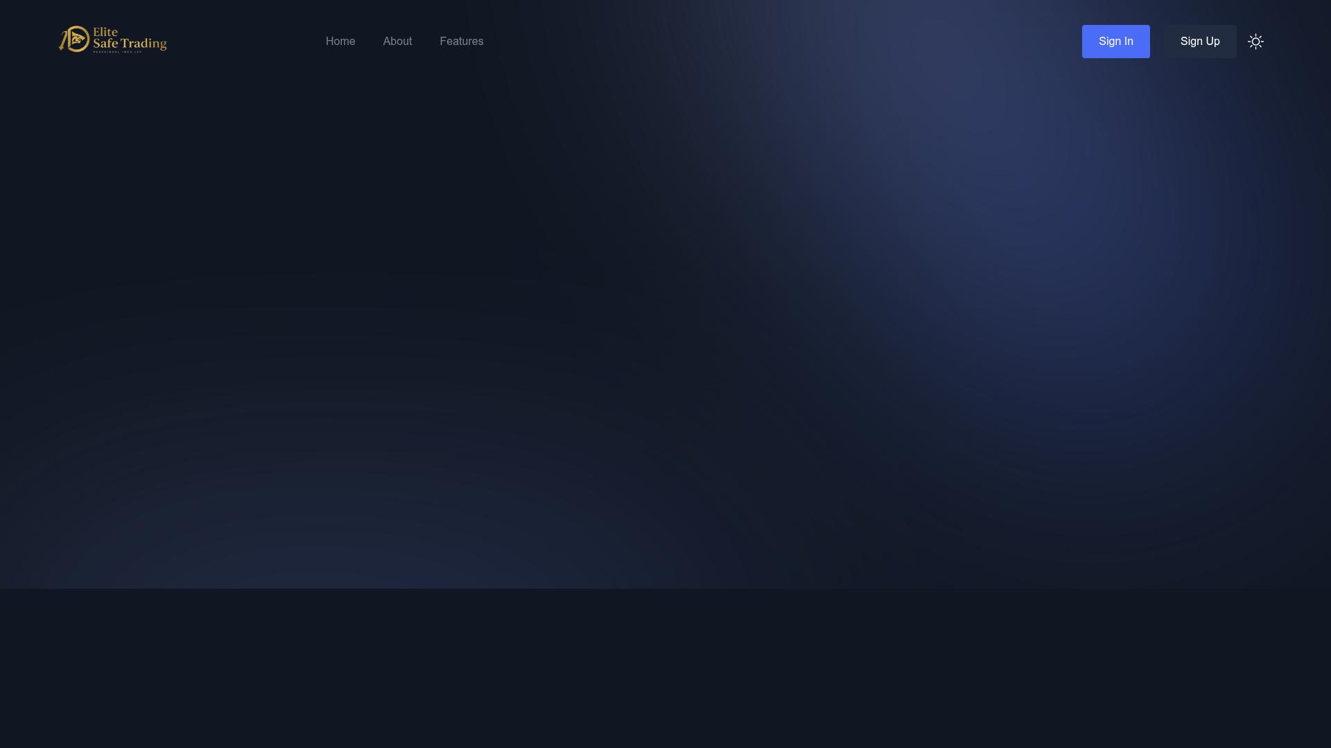 Screenshot elitesafetrading.com