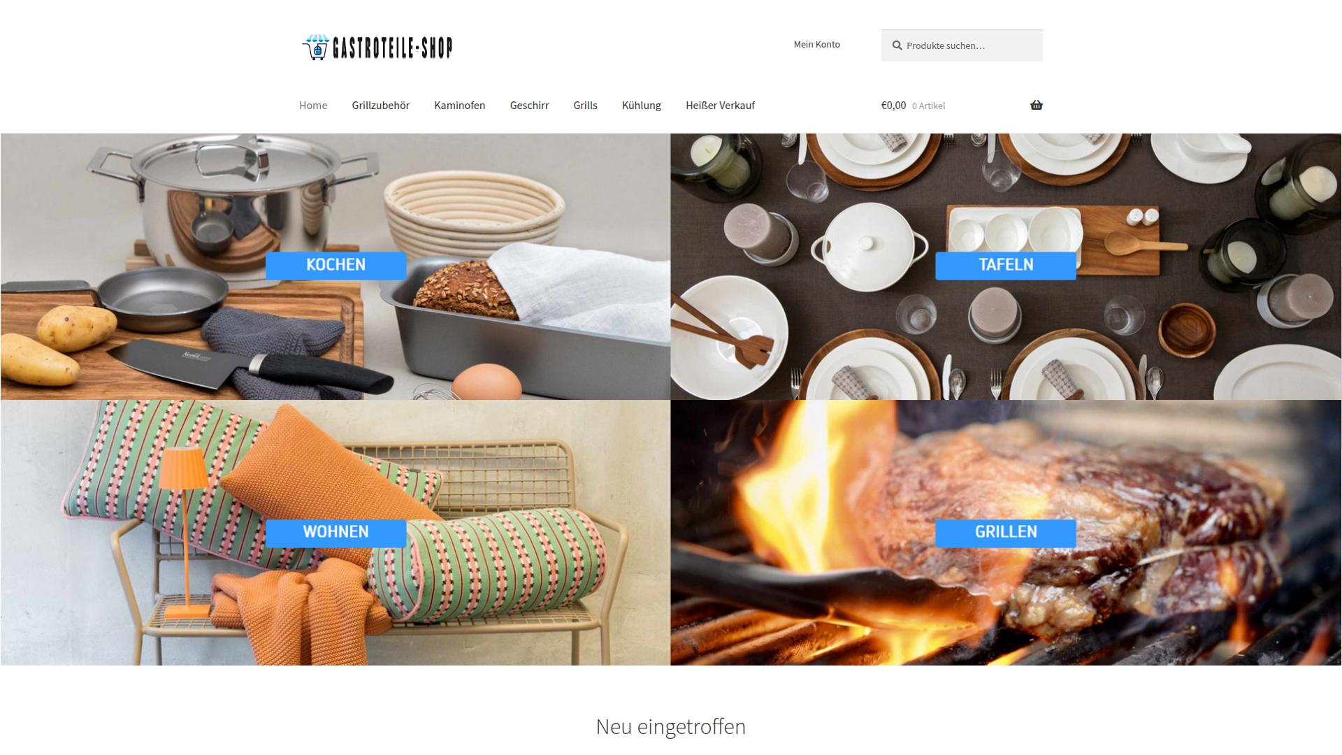Screenshot gastroteile-shop.com