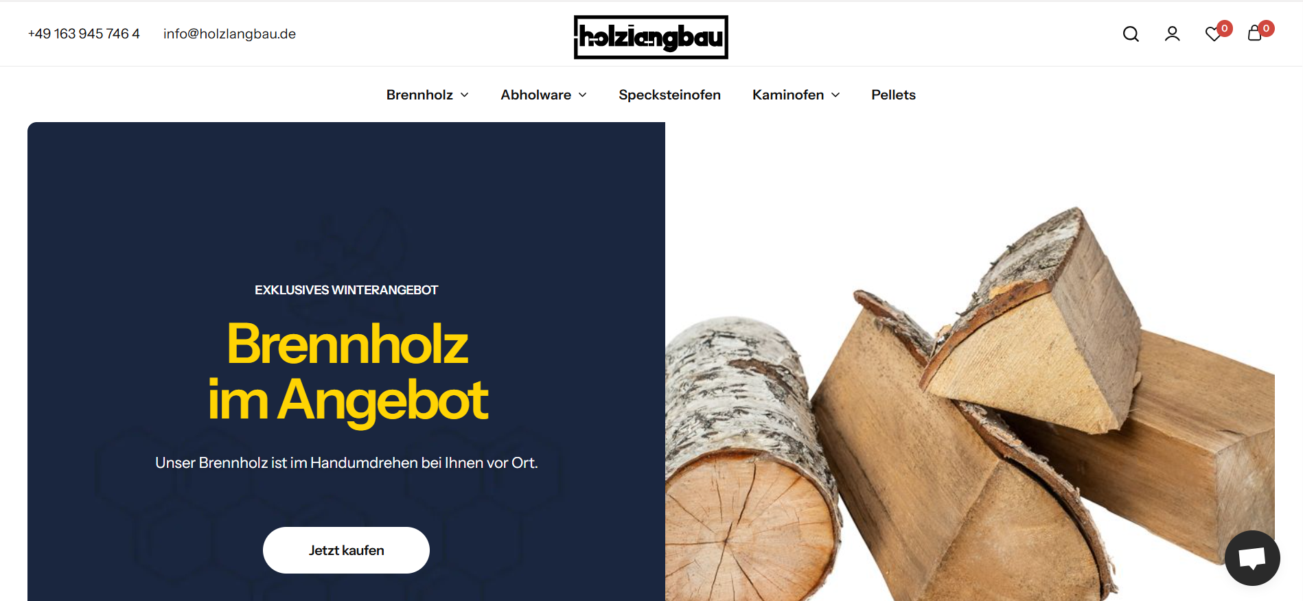 Screenshot holzlangbau.de