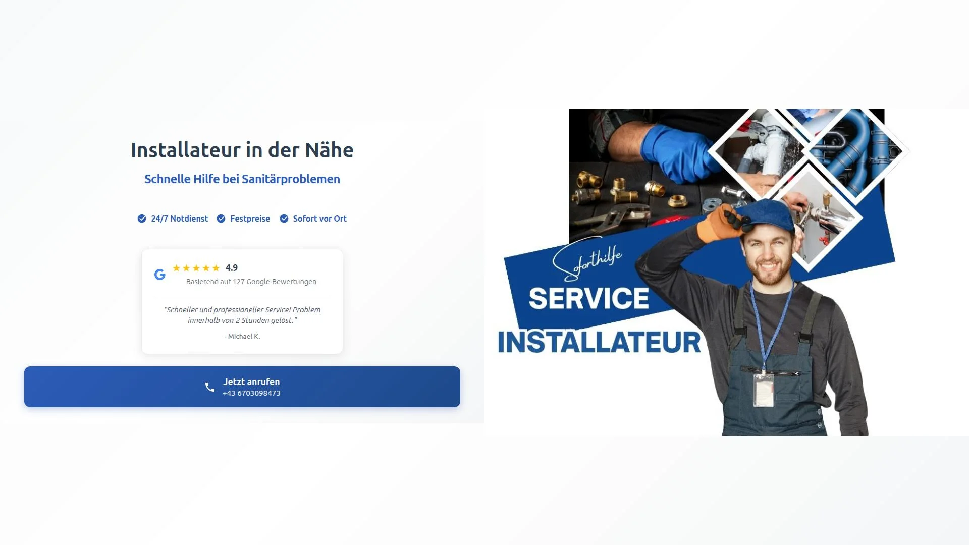 Screenshot installateur.werbe-koc.at