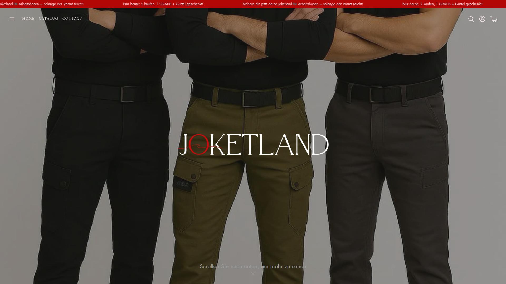 Screenshot jokettlannd.com