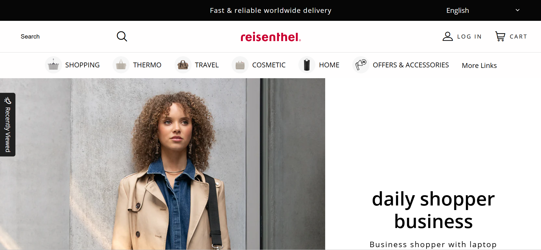 Screenshot reisenthell.shop