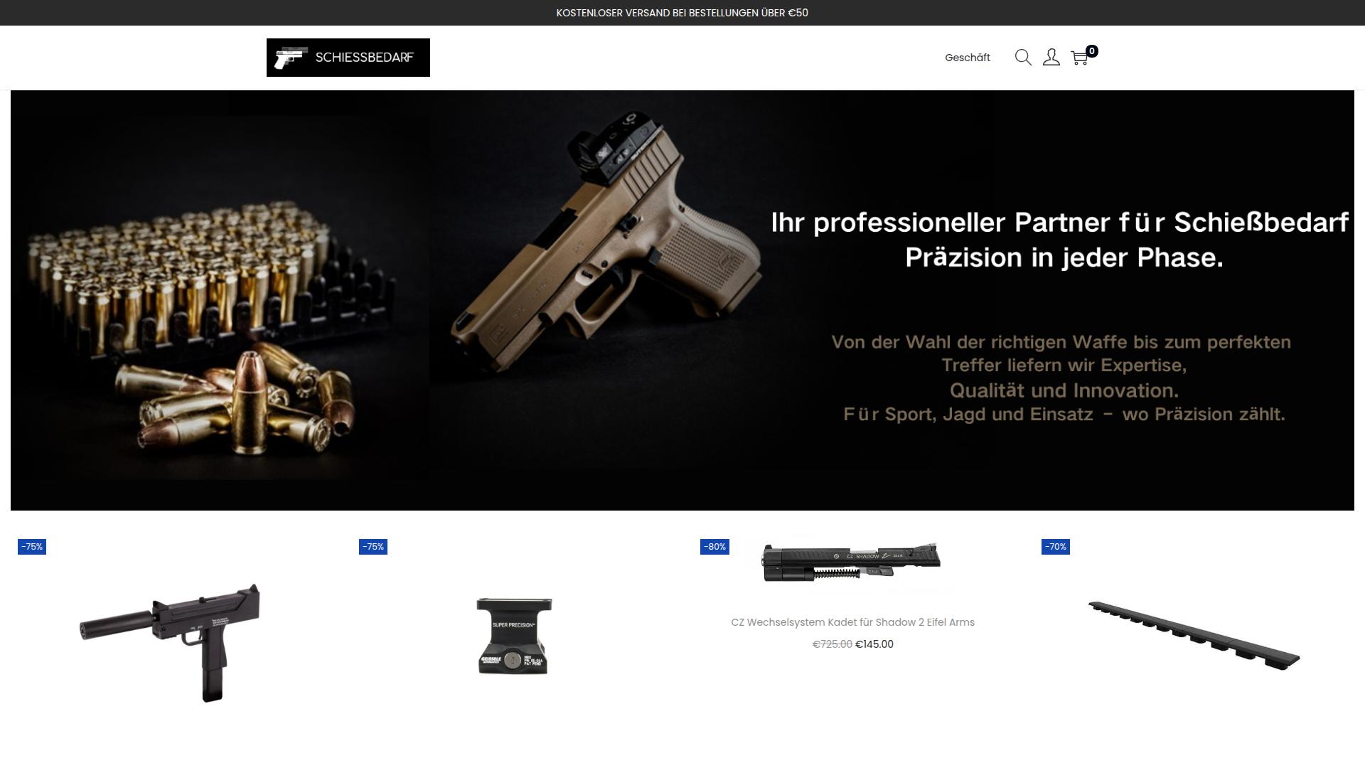 Screenshot schiessbedarf.com