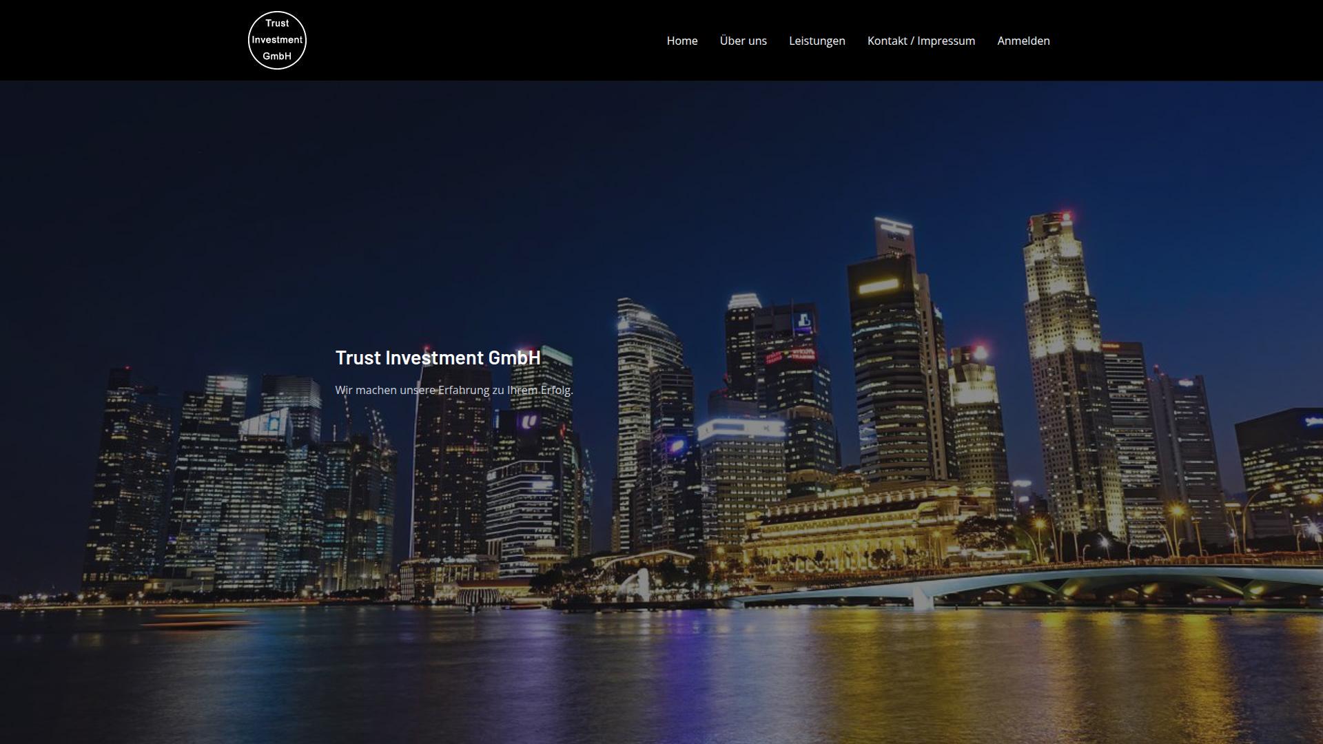 Screenshot trustinvestment-gmbh.com