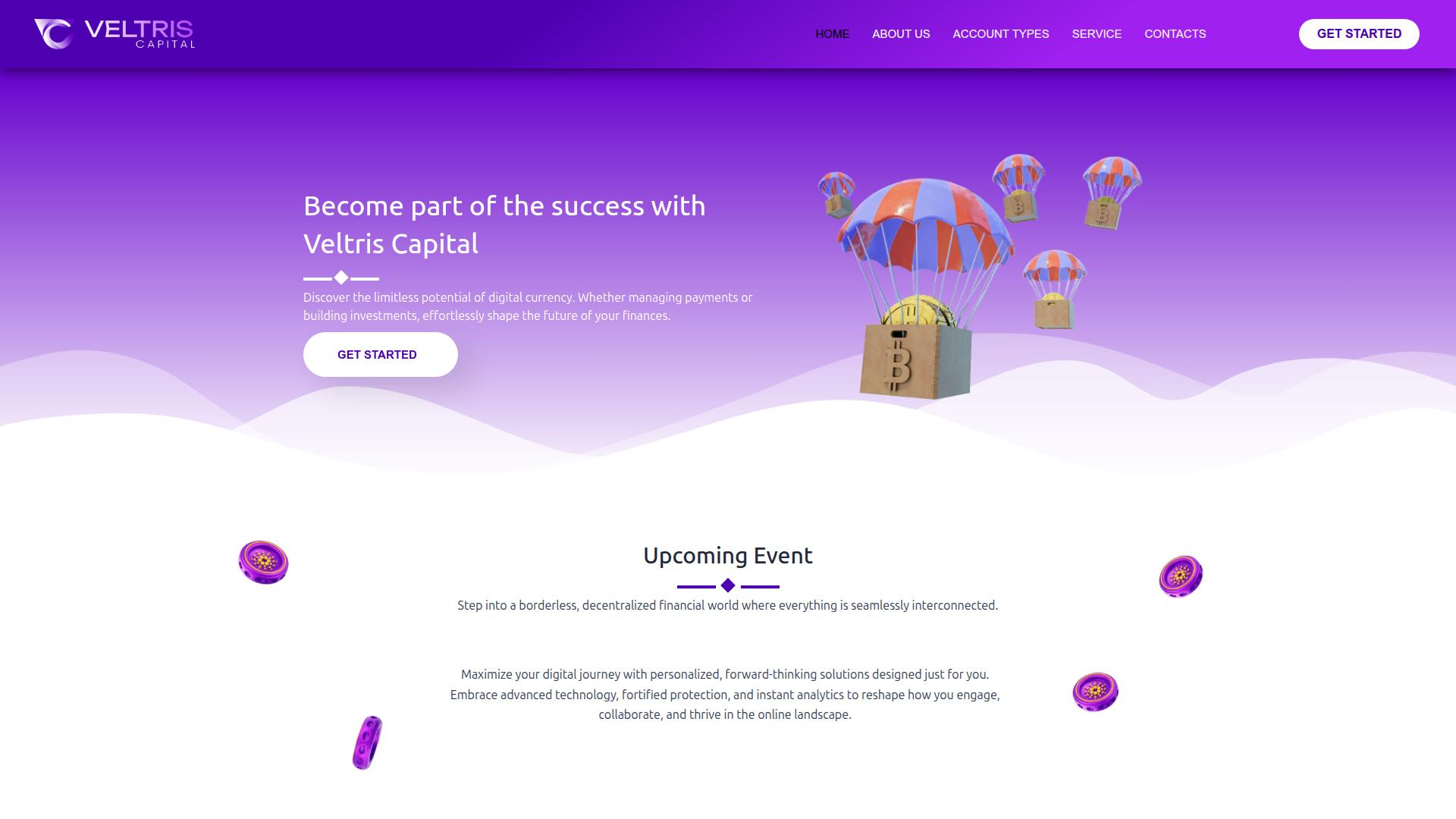 Screenshot veltriscapital.com