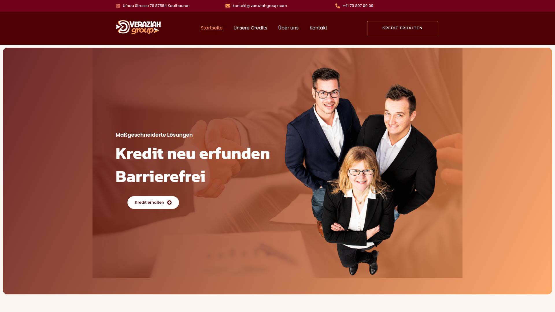 Screenshot veraziahgroup.com