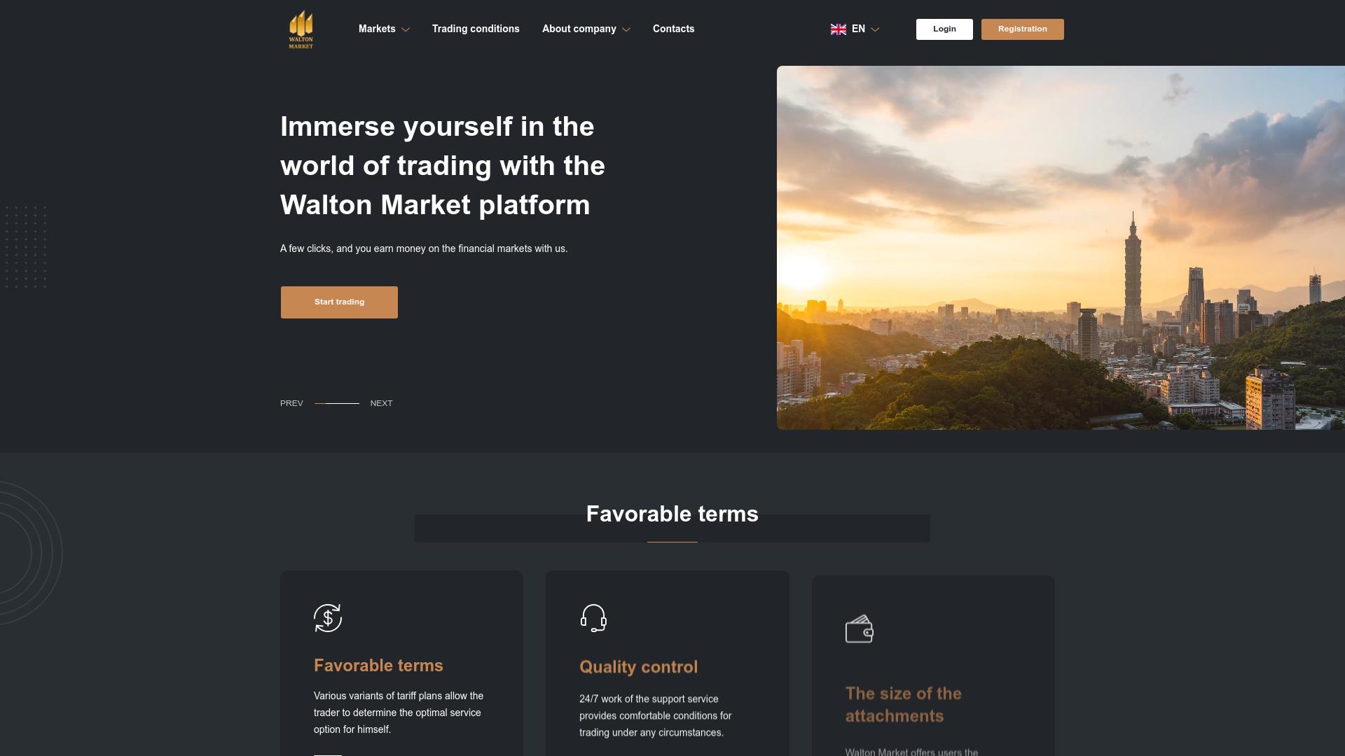 Screenshot waltonmarketltd.com