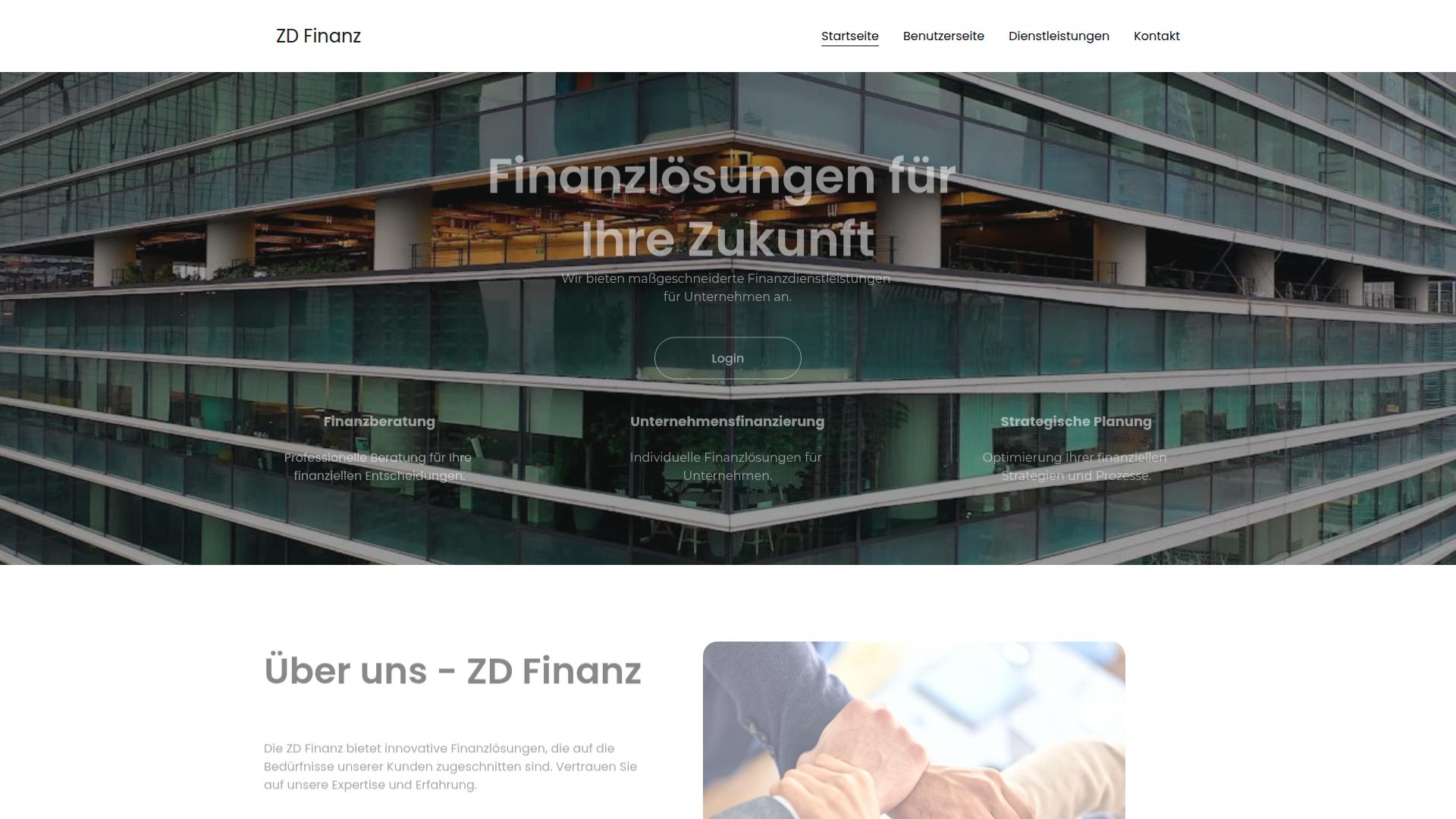 Screenshot zd-finanz.de