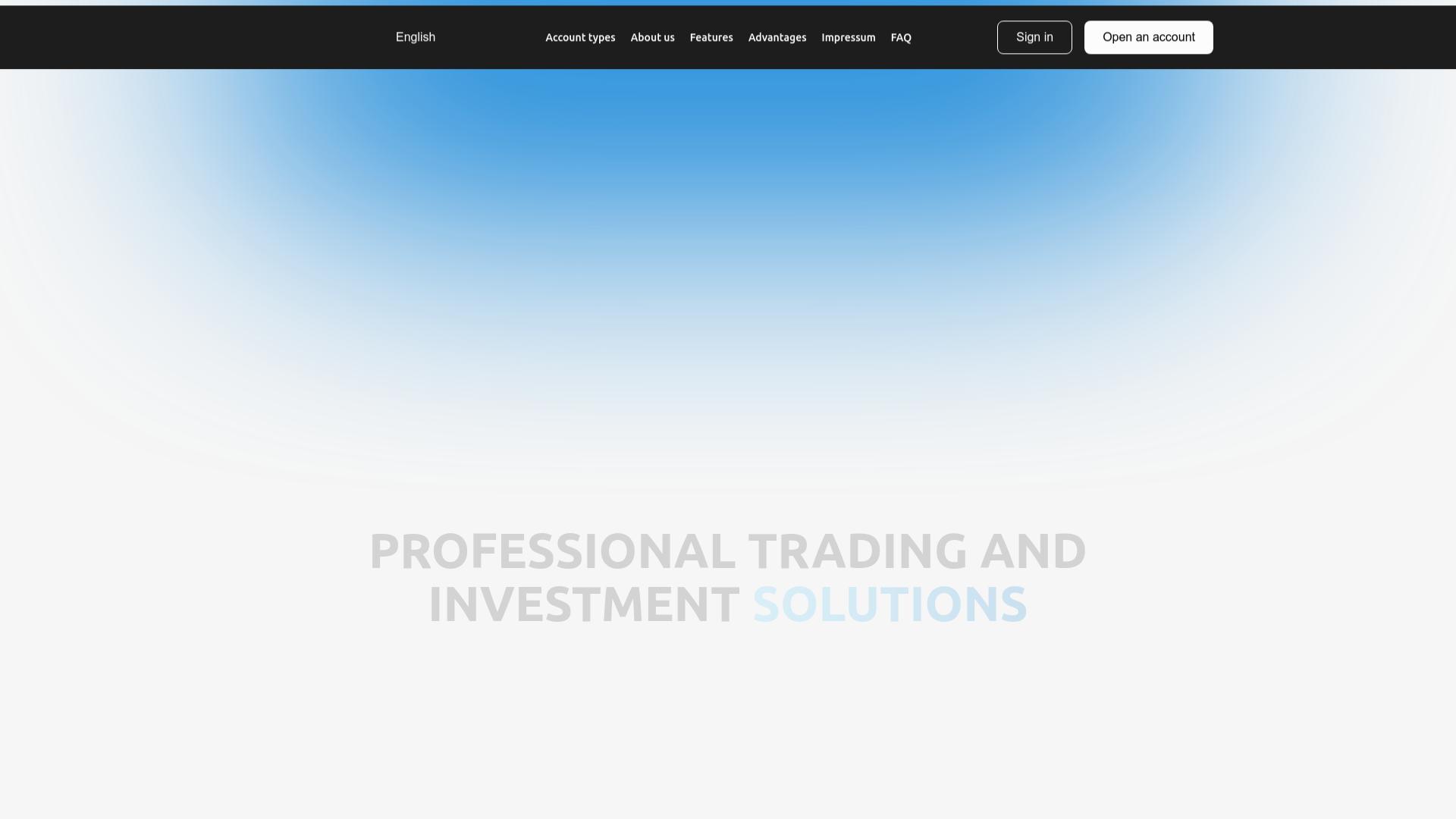 Screenshot blue-invest.org