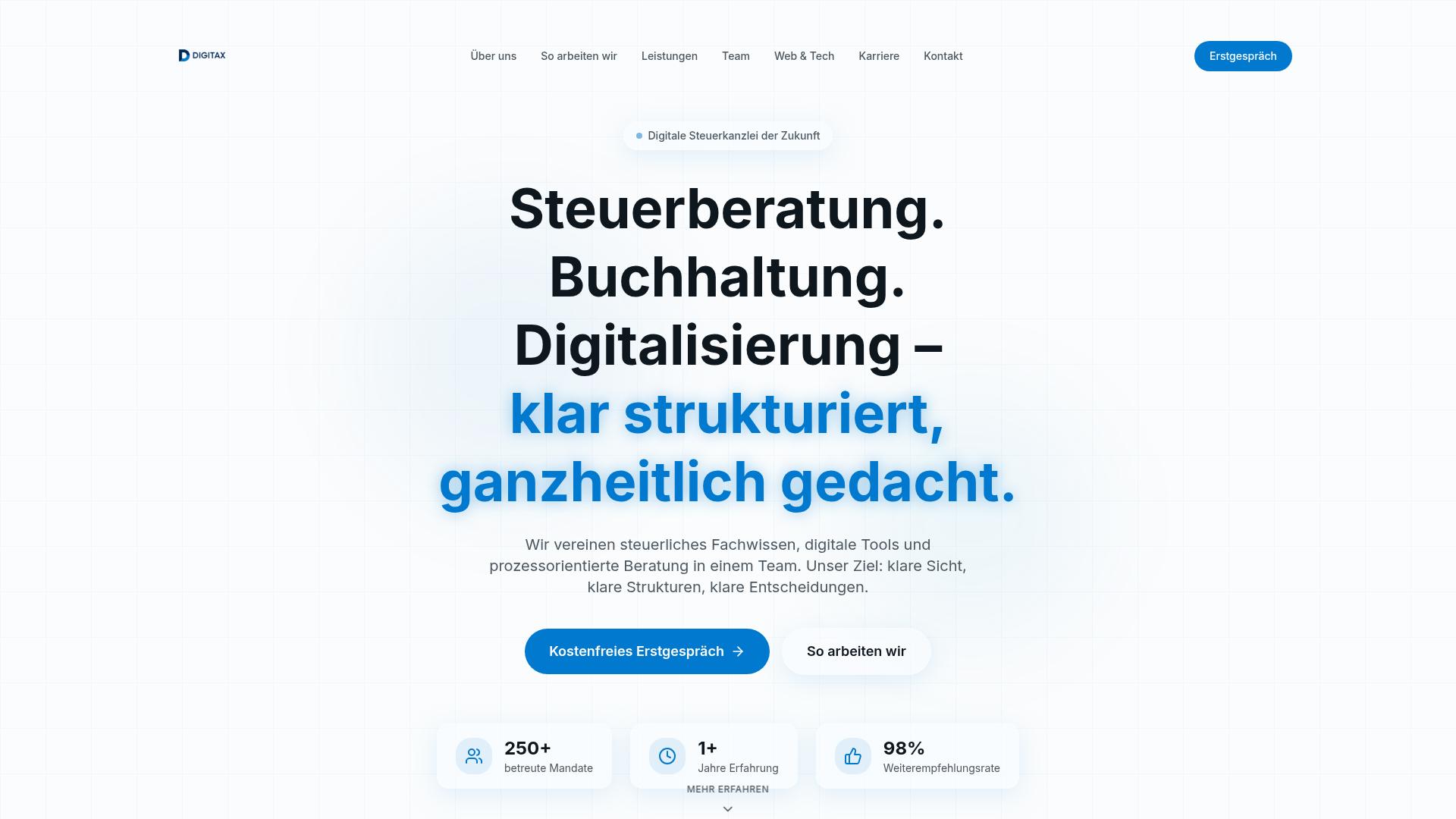 Screenshot digitax-solutions.de