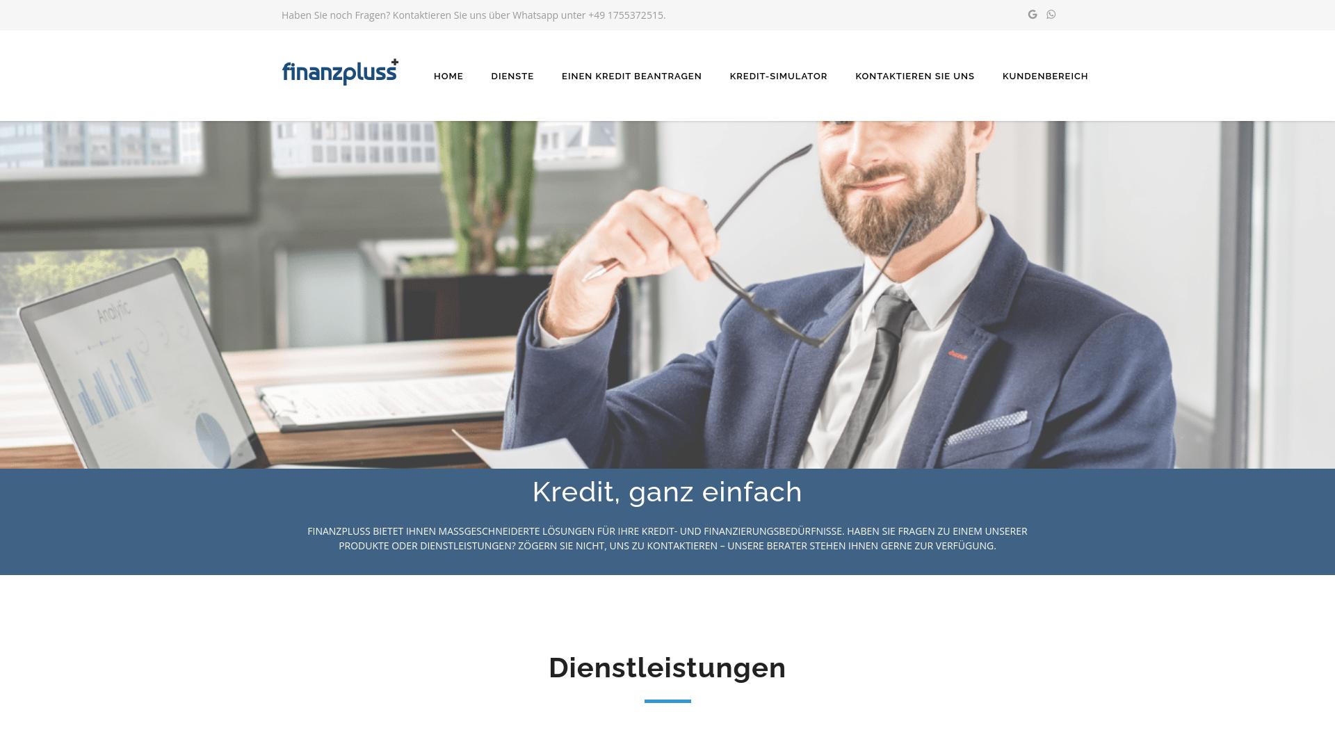 Screenshot finanzpluss.online