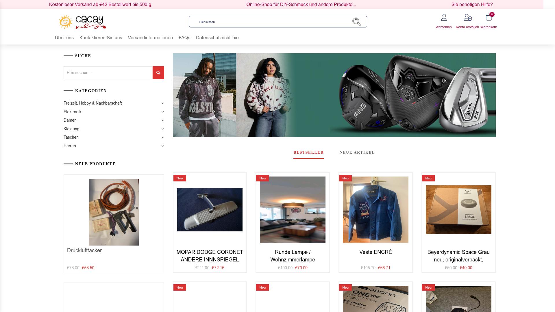 Screenshot ilair.cardsbaby.shop