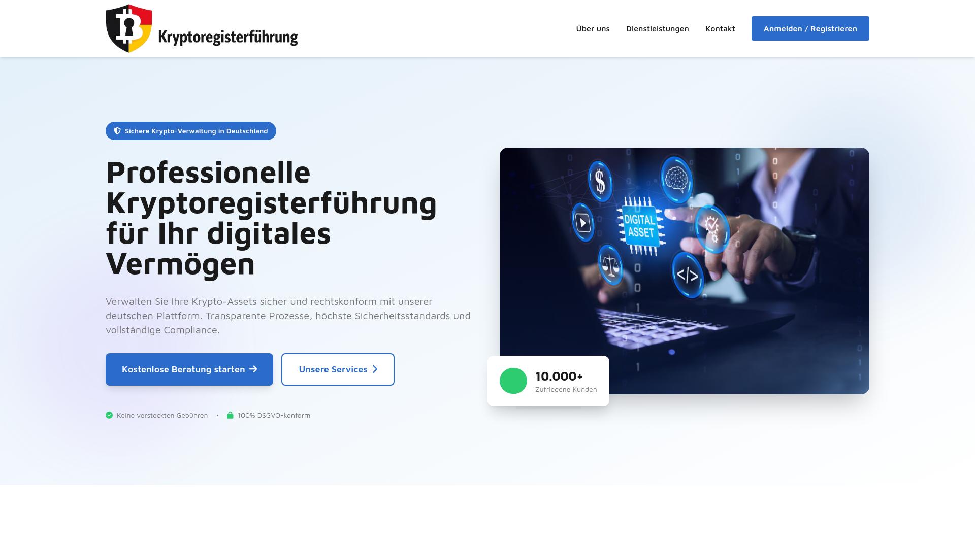 Screenshot krf-mbh.com