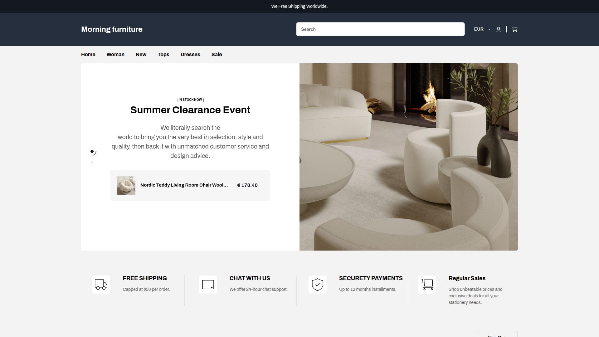 Screenshot motelmio.shop