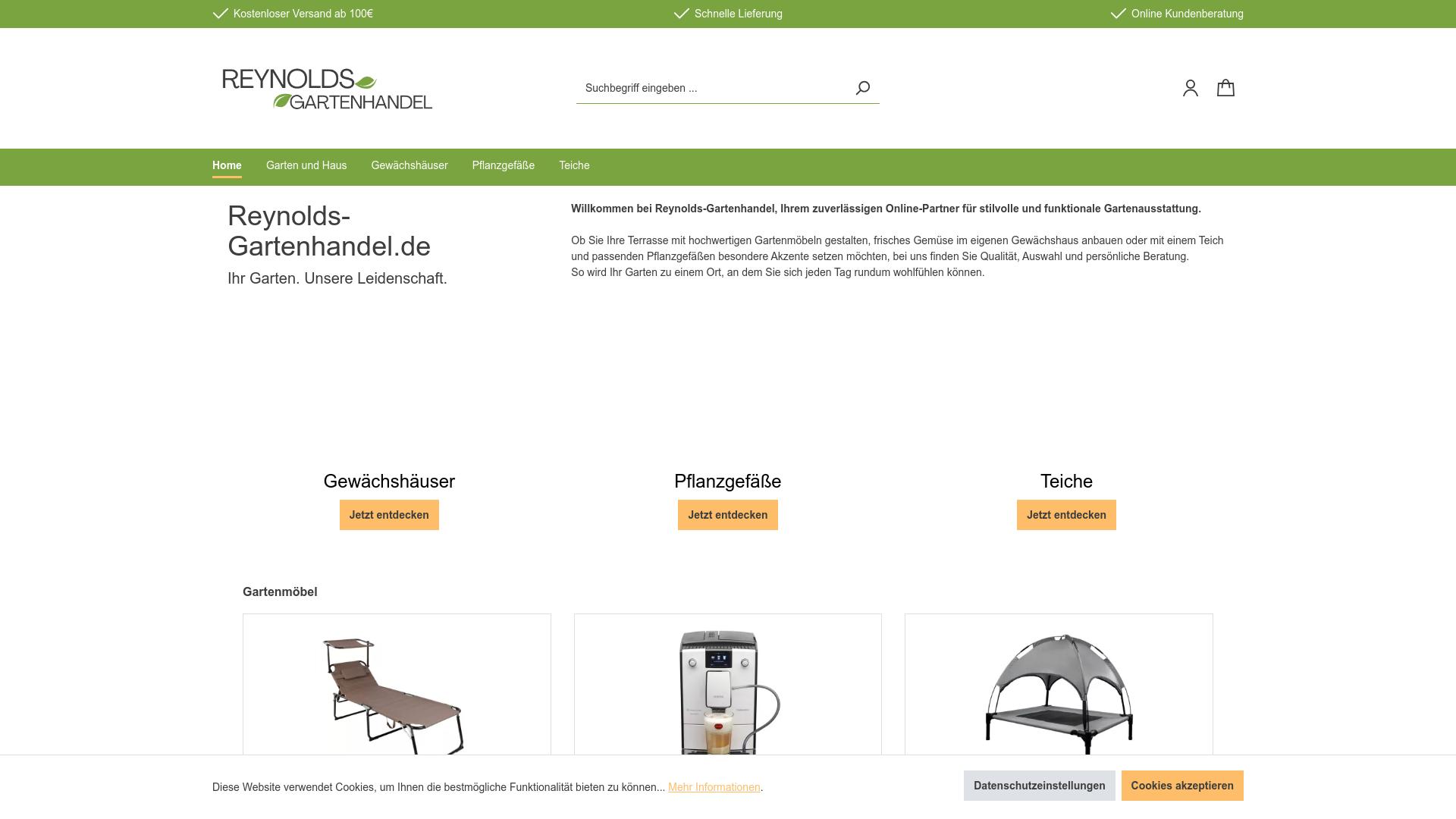 Screenshot reynolds-gartenhandel.de