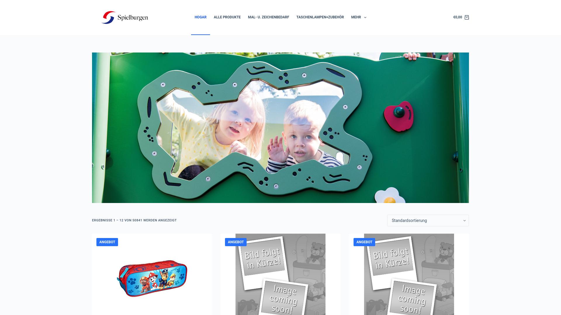 Screenshot spielburgen.com