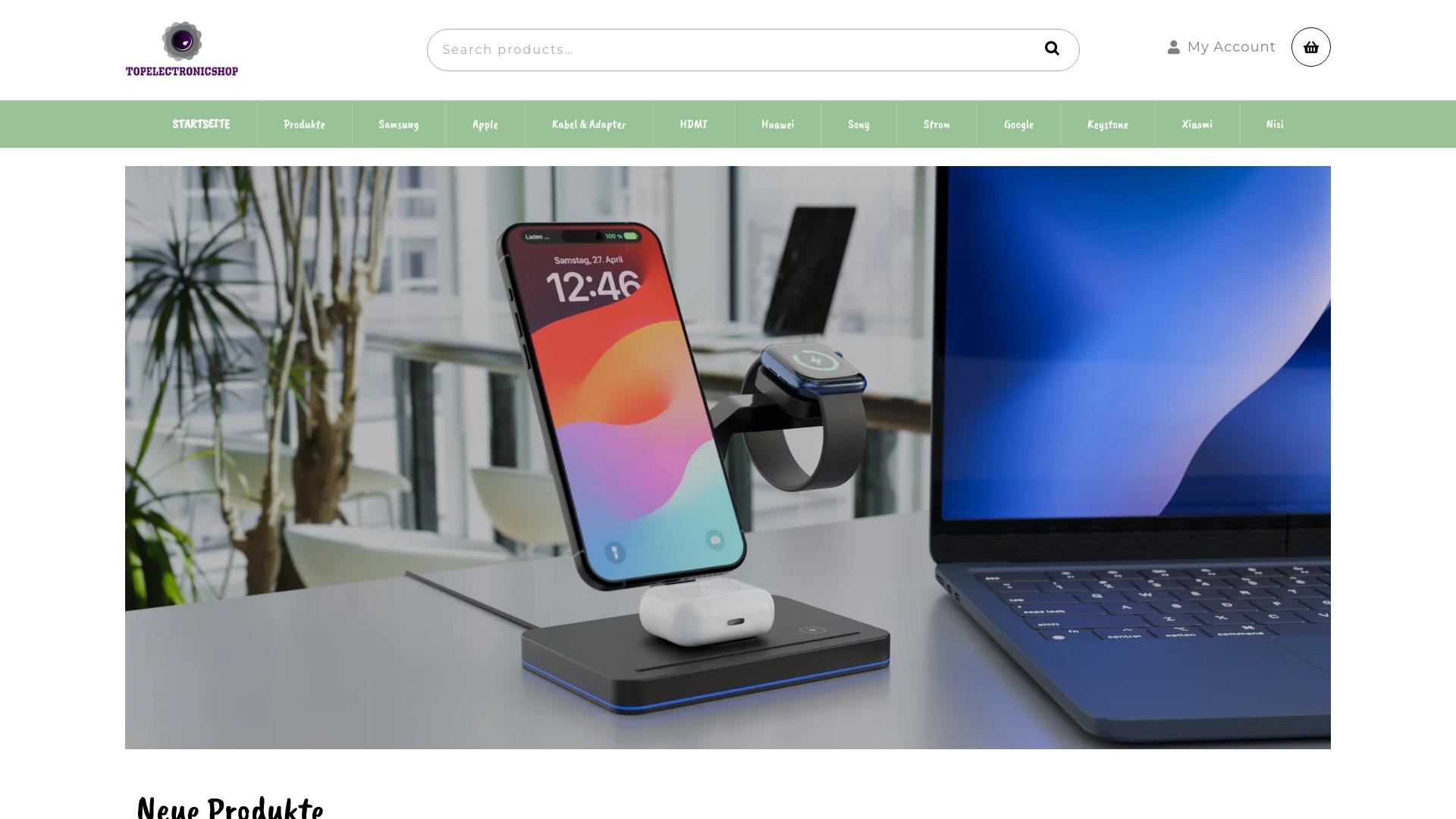 Screenshot topelectronicshop.com