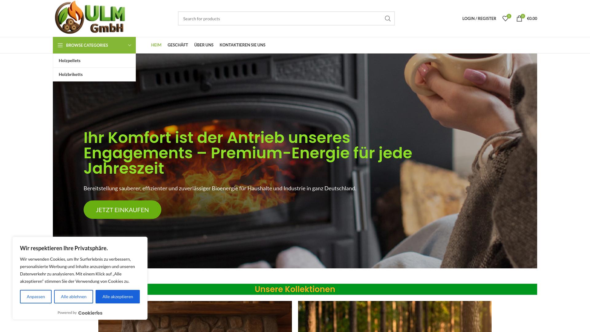 Screenshot ulmgmbh.com