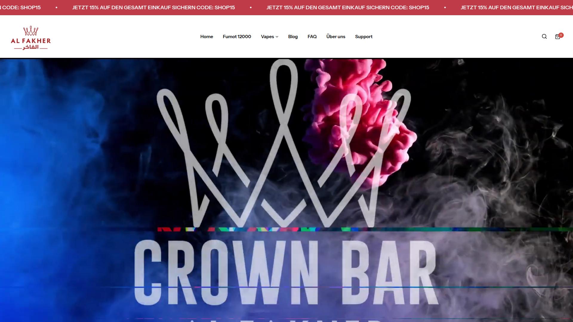 Screenshot alfakherstore.de