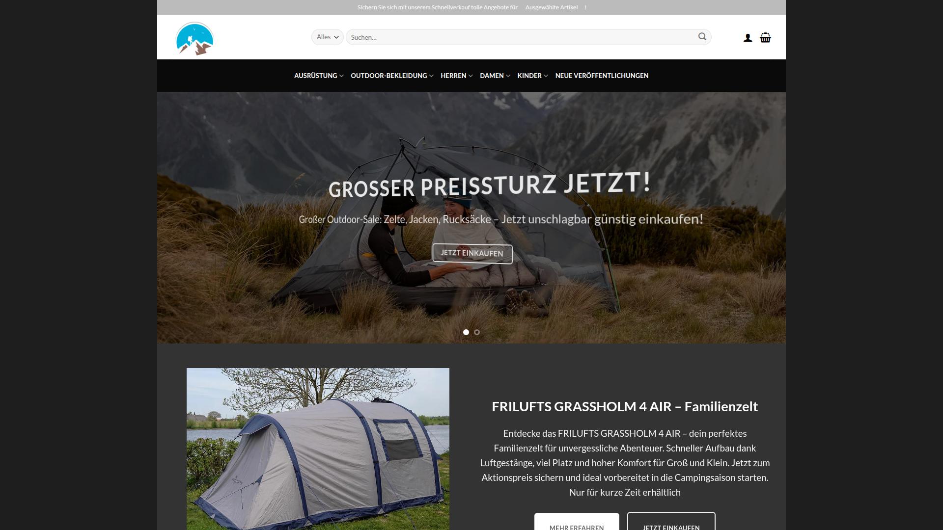 Screenshot de-frilufts.com