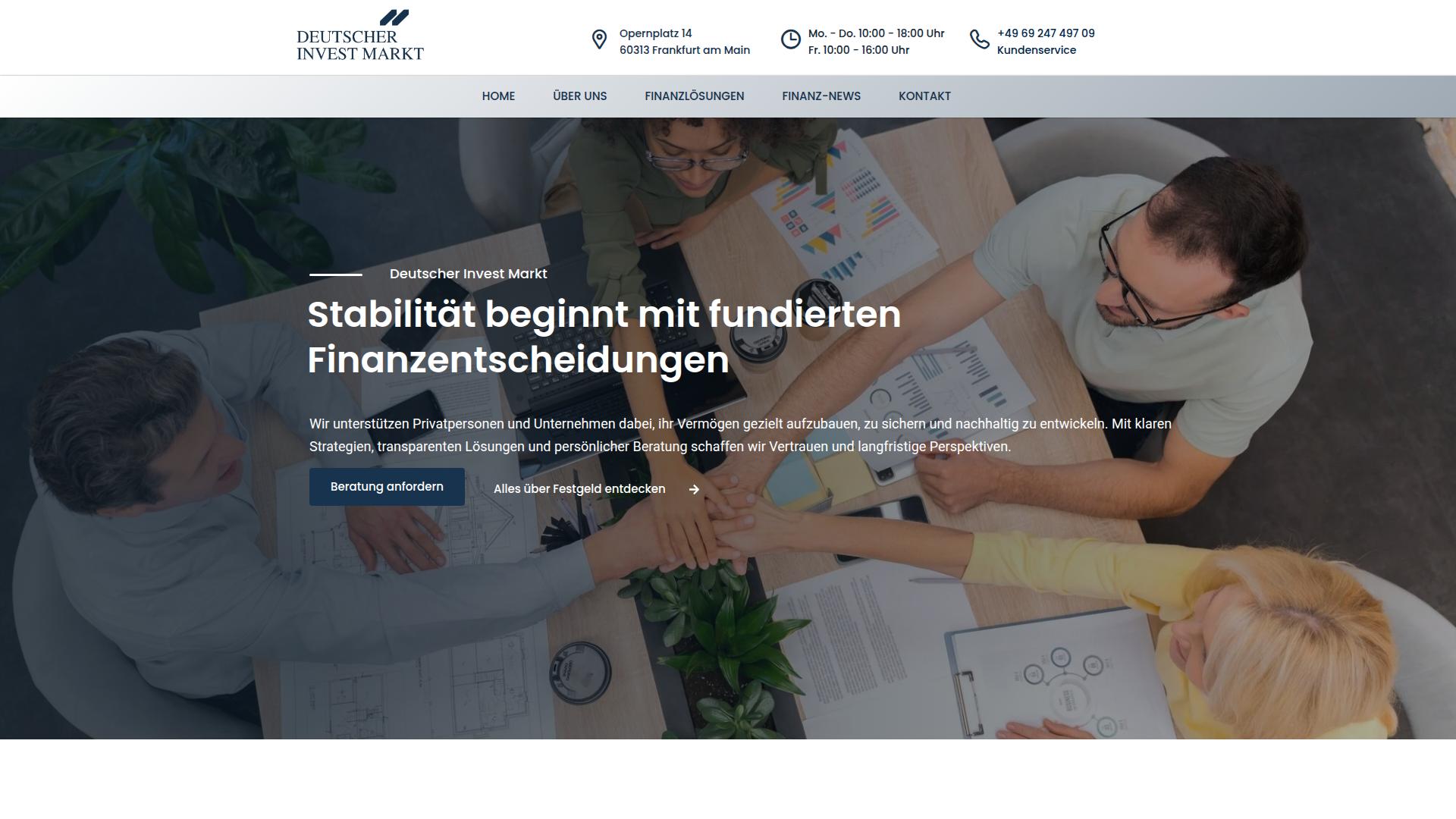 Screenshot deutscher-invest-markt.de