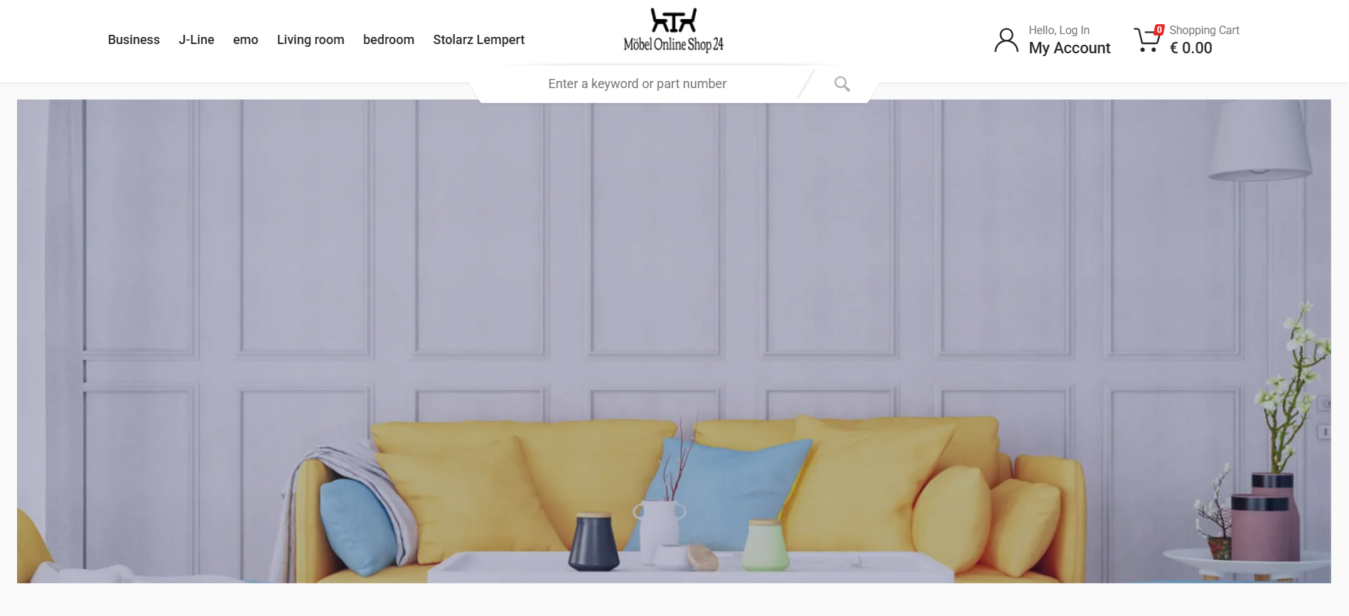 Screenshot mobelonlineshop24.com